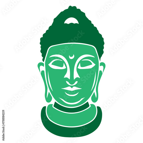 Buddha Face Illustration