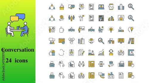 Vibrant Flat Icon Pack Illustrating Alert Warning Success and Info Visual Feedback in UI Design