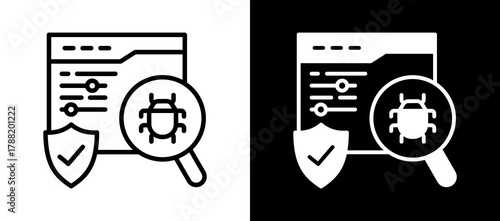 Debugging whiteblack icon
