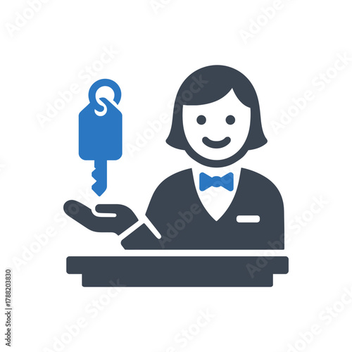 Hotel Reception Key icon