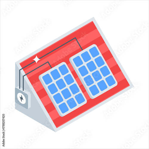 Take a look at this amazing icon of solar panel system