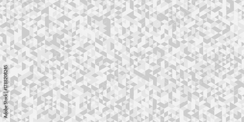 Low polygon abstract cubic white and gray vector poly triangle texture geometric pattern composed of triangular. geometric wall tile and metal cube background triangle wallpaper design.	