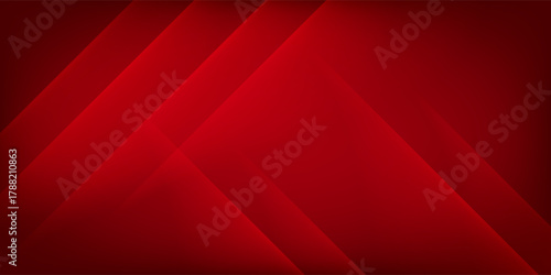 Abstract red background with diagonal layered lines and smooth gradient, modern creative trendy design