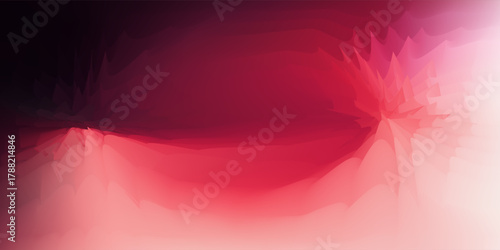 A striking abstract mesh gradient combining white, red, and black tones. Rounded shapes and soft noise introduce a fluid and textured appearance, creating a dynamic and bold design.