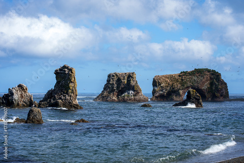 Cape Velikan (Ptichiy Cape) on Sakhalin Island, Russia