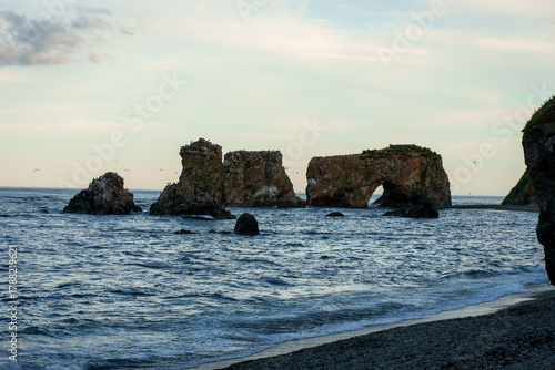 Cape Velikan (Ptichiy Cape) on Sakhalin Island, Russia