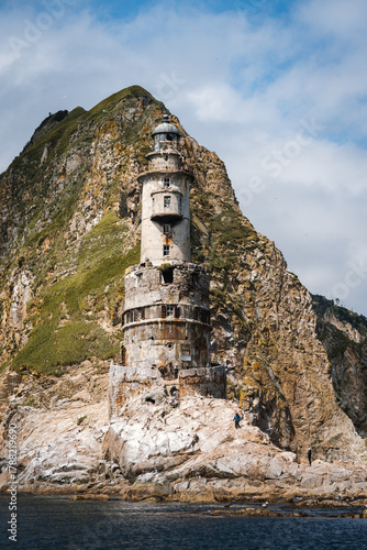 Aniva Lighthouse on Sakhalin Island, Russia