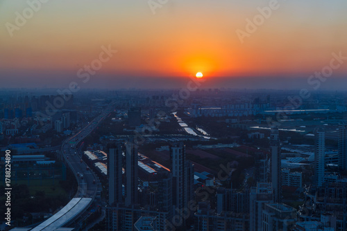 Photography Urban scenery of Baoshan District, Shanghai, China