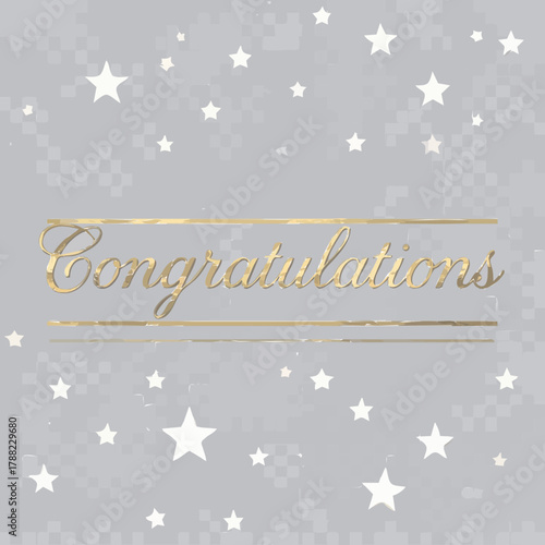 congratulations banner vector illustration 