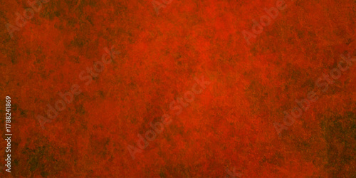 Distressed rough dirty grunge wall concrete stucco rock marble horror aged dark red texture backdrop background. 