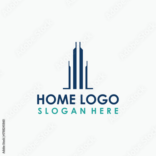 building elegant logo vector, business logo company icon design