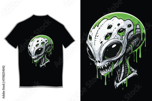 Cosmic Creature Head – Toxic Green Alien