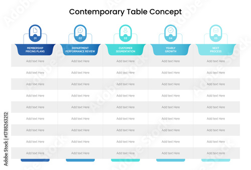 Fotografía A contemporary table concept that merges style and purpose