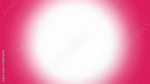 Vivid Pink Background with Bright White Oval Spotlight Effect