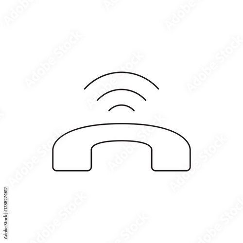 Wireless Connection Signal Phone Line Icon