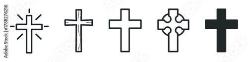 Variety of cross designs featuring classic and modern styles