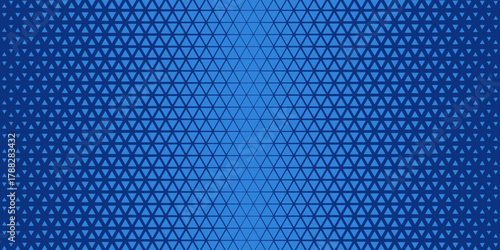 Triangles Halftone Pattern Vector Abstract Geometric Technology Background. Triangular Half Tone Texture. Minimal Style Dynamic Tech Wallpaper