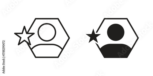 Customer experience icon illustration, thin line vector, web design sign,