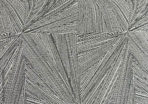 фотографія Close up of polyester fabric in contorted and distorted diamond shape pattern