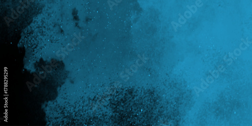 Abstract dark blue watercolor cloudiness, mist, or smog background. Moody Teal and Black Abstract Cloud Texture.  White and ash messy wall stucco texture background .