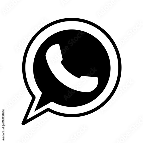  telephone message icon vector icon