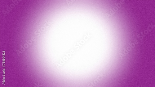 Bright White Oval Spotlight on a Deep Purple Background