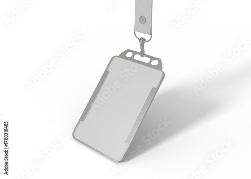 Metal Clip Lanyard Mockup