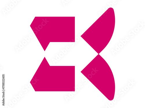 abstract forward arrow logo design