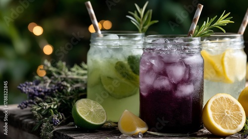 Refreshing summer drinks in mason jars (1)