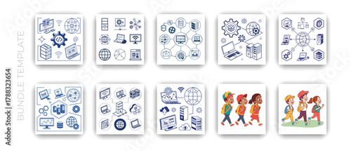 Web Design & UI/UX Illustration Set