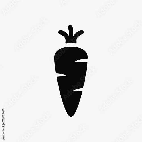 Carrot icon, vegetable icon