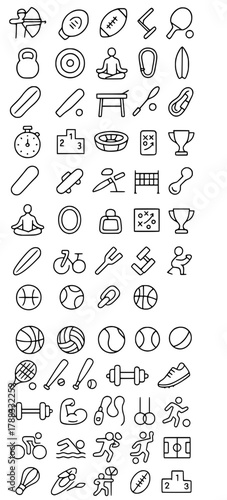 set of sports icons