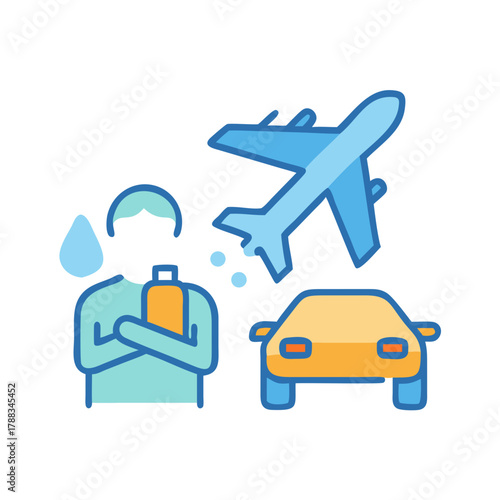 Overwhelmed decision making related to transport or transportation method