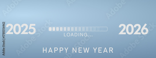 Happy new year - best wishes 2026 with colorful number. Perfect vector for poster banner greeting and new year 2026 celebration.