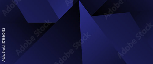 Abstract blue shapes background with line square and modern  with papercut style for vector..
