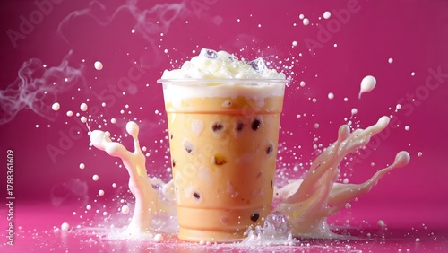 That explosive moment when your bubble tea craving is about to be satisfied. So cool, so sweet, so refreshing.
