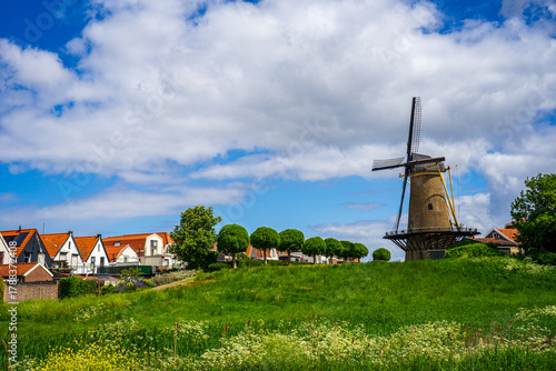 windmill in zeeland