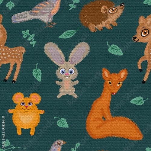 seamless pattern with animals