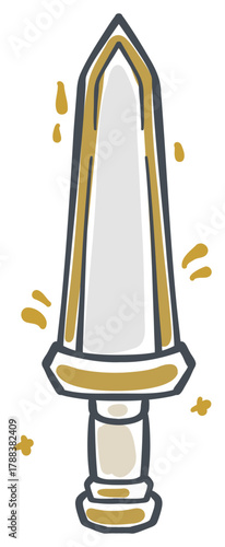 Medieval Sword Sticker