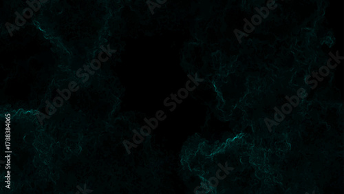 Dark Emerald Teal Smoke Texture: Abstract Ethereal Fog Background for Sci-Fi, Horror & Dramatic Digital Art – Swirling Black & Cyan Vapors