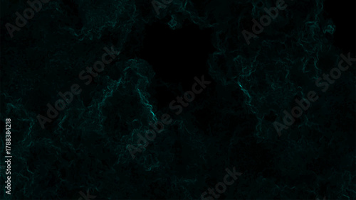 Dark Emerald Teal Smoke Texture: Abstract Ethereal Fog Background for Sci-Fi, Horror & Dramatic Digital Art – Swirling Black & Cyan Vapors