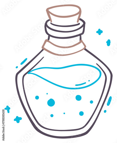 Glass Potion Bottle Sticker