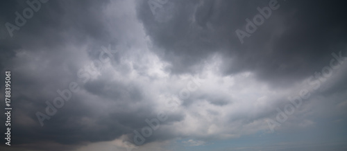 Stormy clouds in the sky