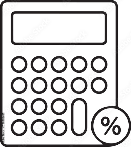 Calculator for Finance: A sleek and modern calculator, the trusted tool for calculations, presented against a clean backdrop, symbolizes the power of numbers and precision.
