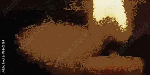 Abstract textured background with warm earthy tones and bright light source