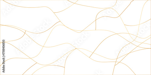 Seamless luxury geometric premium golden random line transparent background. Golden wavy striped, Abstract background, vector illustration. Geometric seamless minimalist pattern with straight lines de