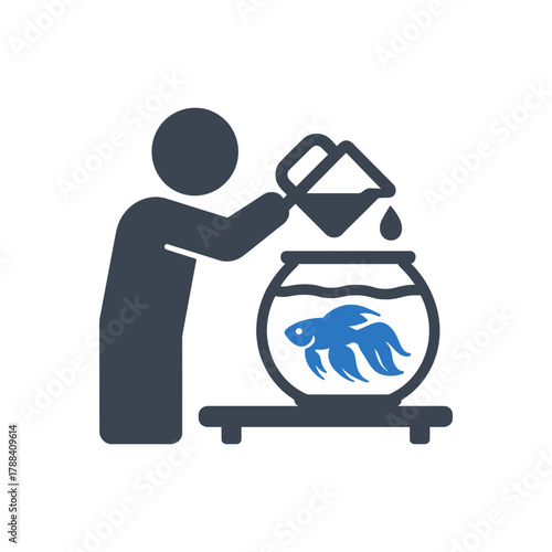 Changing fishbowl water icon