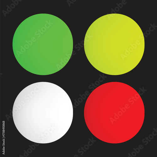 Color Circles on Black Background – Minimalist Abstract Design for Creative and Conceptual Projects