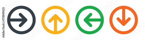 orange, web, keywords:, [converted], white, circular, green, movement, different, shapes, icon, horizontally, upward-pointing, icons, change, internet, right-pointing, signs/, arranged, graphic, direc