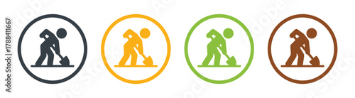 web, digging, manual, human, keywords:, work, white, [converted], green, shovels, different, fourth, shovel, worker, icon, labor, icons, internet, signs/, graphic, within, colors, construction, backgr